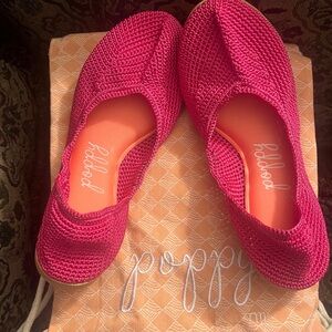 New in box Free People Poppy macrame knit ballet flats/shoes size 10
